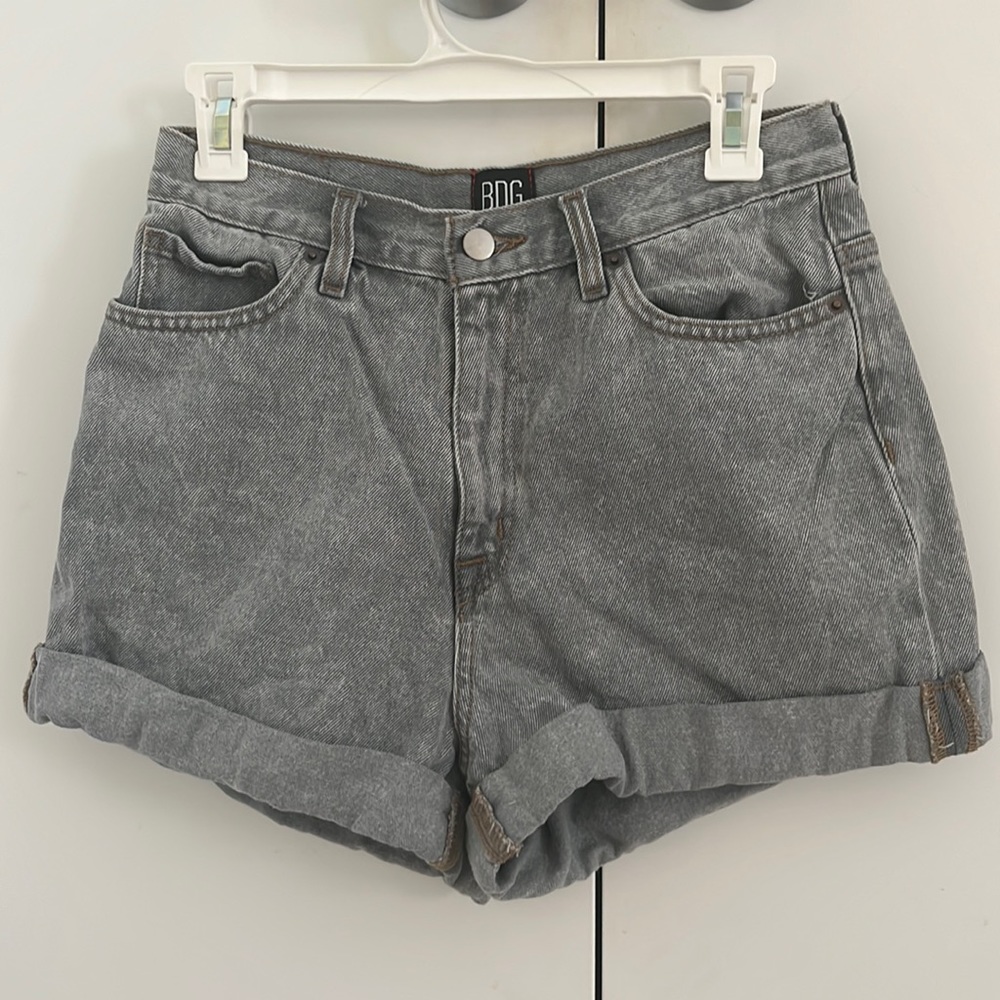 mom high rise Urban Outfitters demon shorts